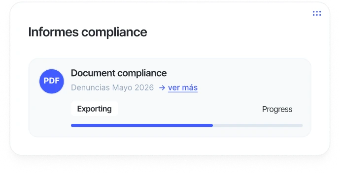 Informes y datos organizados