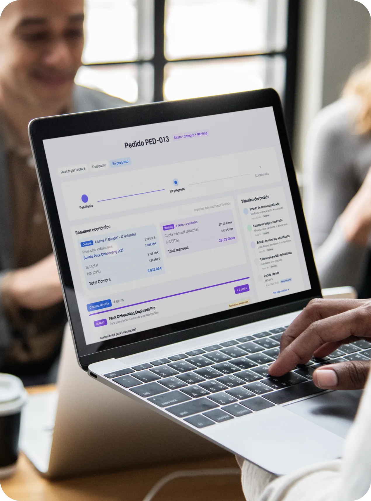Equipos disponibles en compra o renting con Sesame IT