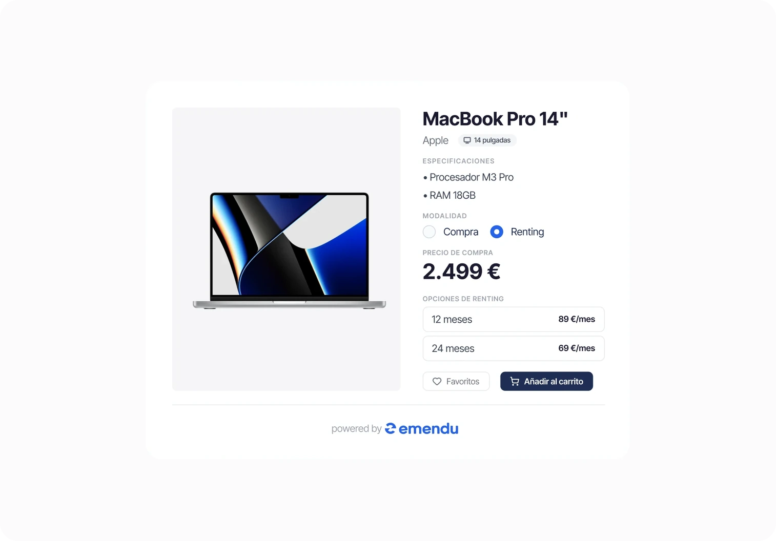 Asignación de un portátil a un empleado en Sesame IT