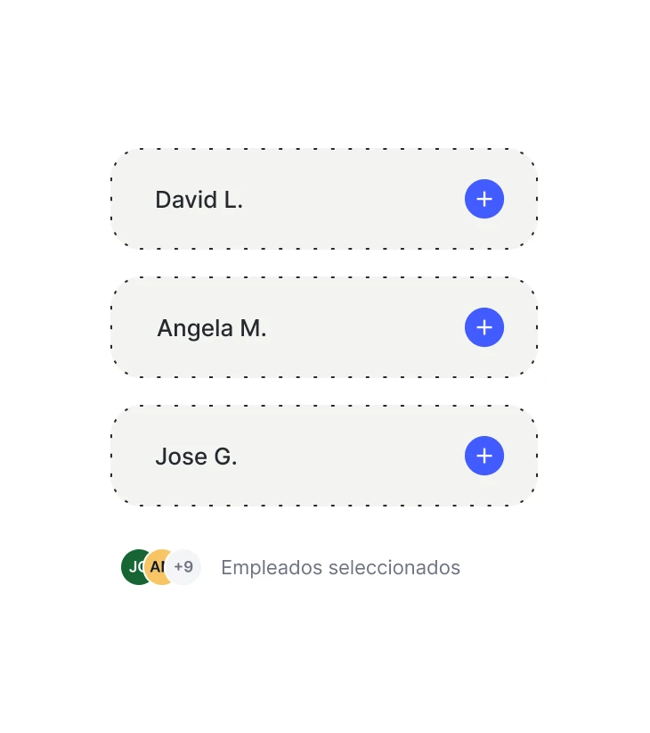 Selección de empleados en Sesame HR