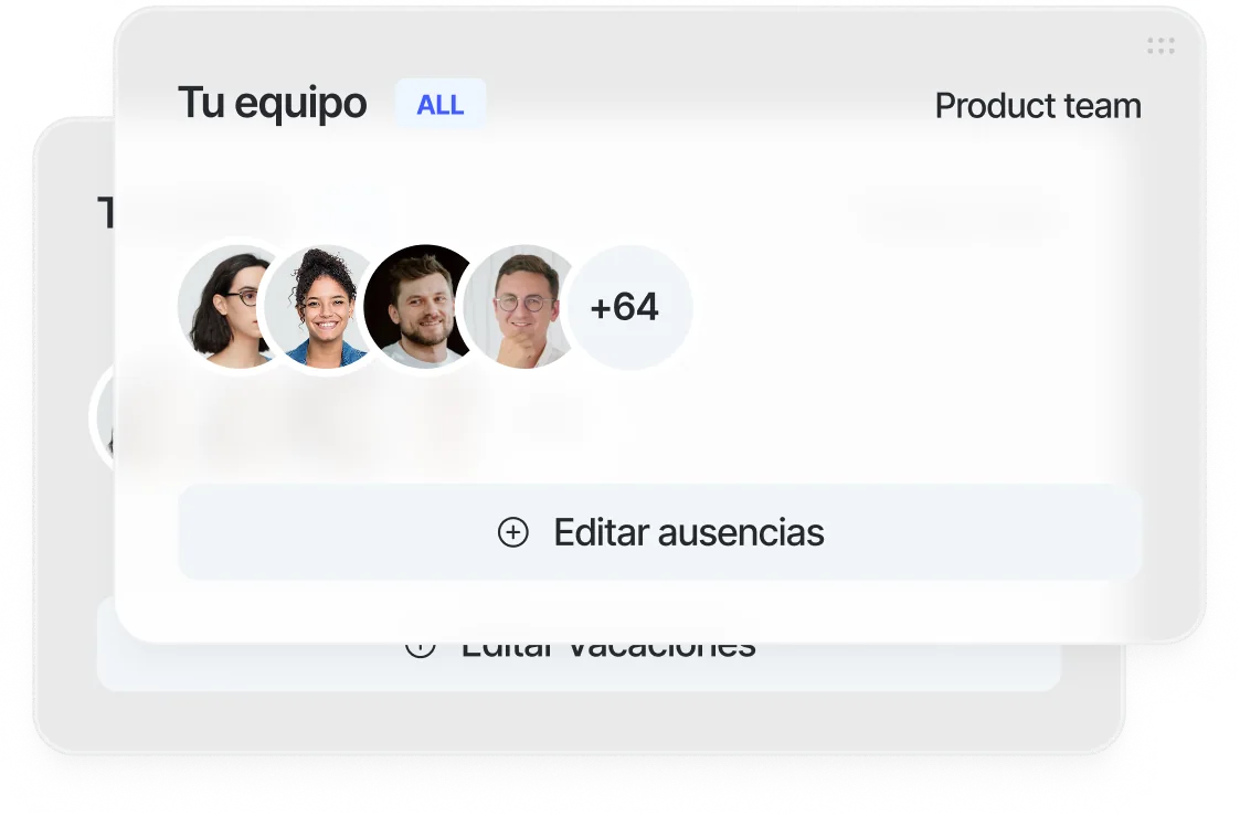 Equipo gestionando ausencias en Sesame HR