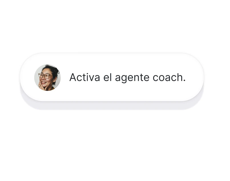 Activa tu equipo de agentes.