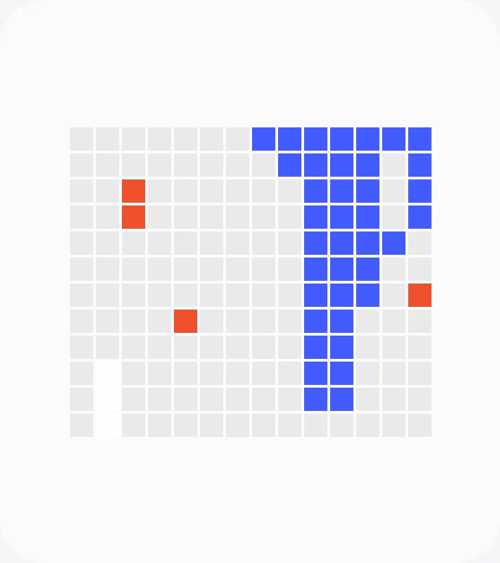 Gráfico pixelado de un megáfono