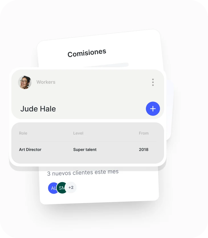 Widget de comisiones del programa de partner referral