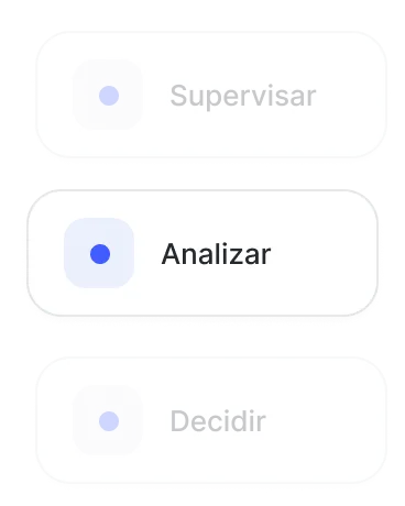 Pasos supervisar, analizar y decidir