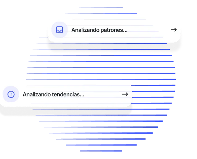 Widget de análisis de patrones y tendencias