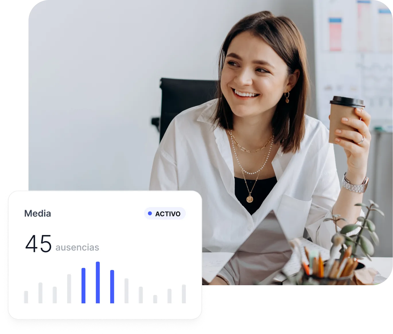 Panel de ausencias del equipo en Sesame HR