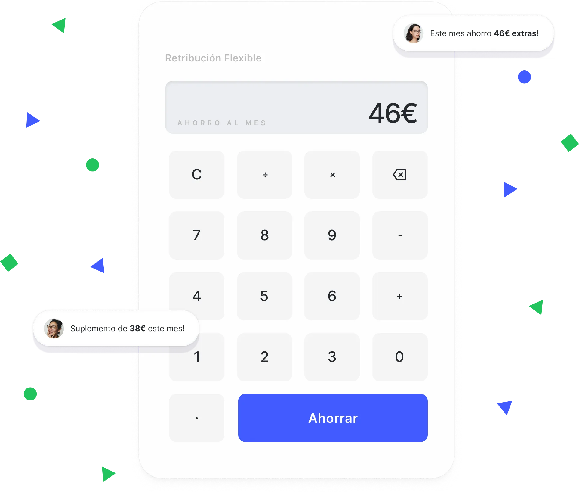 Calculadora de ahorro con retribución flexible de Sesame HR