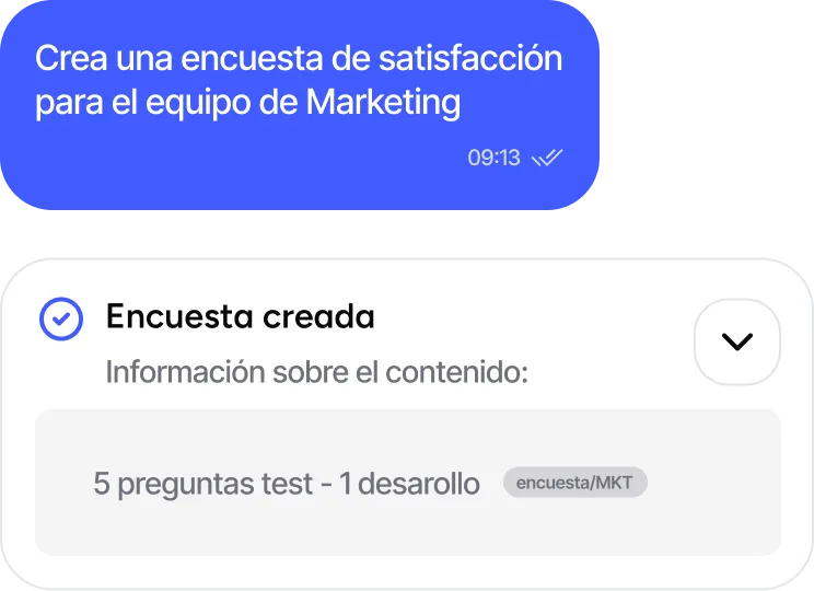 Creación de encuestas de clima en Sesame HR
