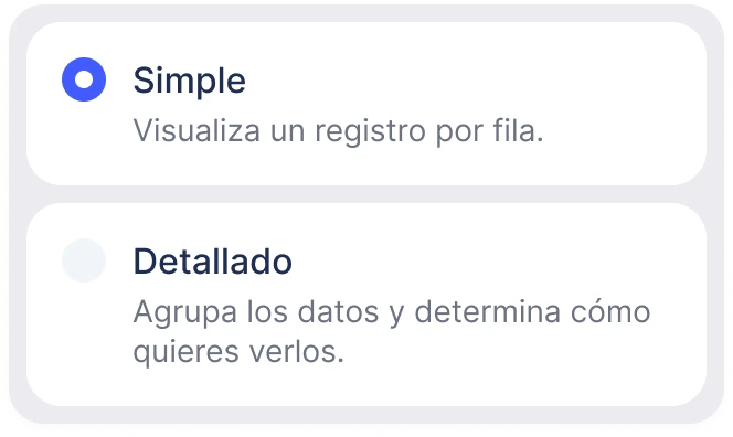 Constructor modular de informes