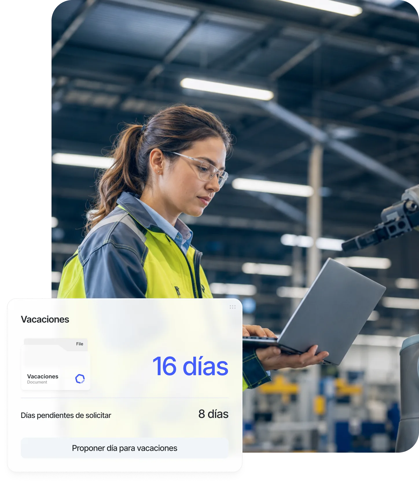 Gestión de vacaciones del personal de planta en Sesame HR