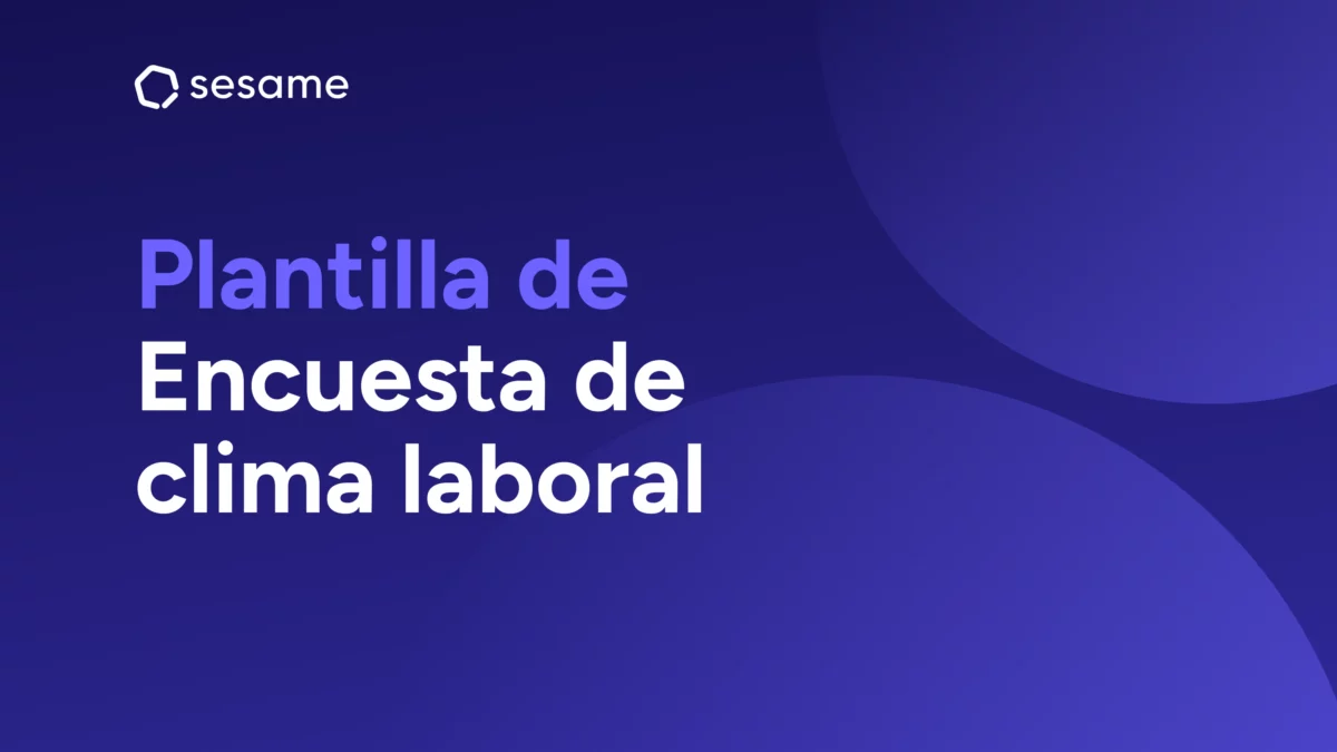 Plantilla de encuesta laboral