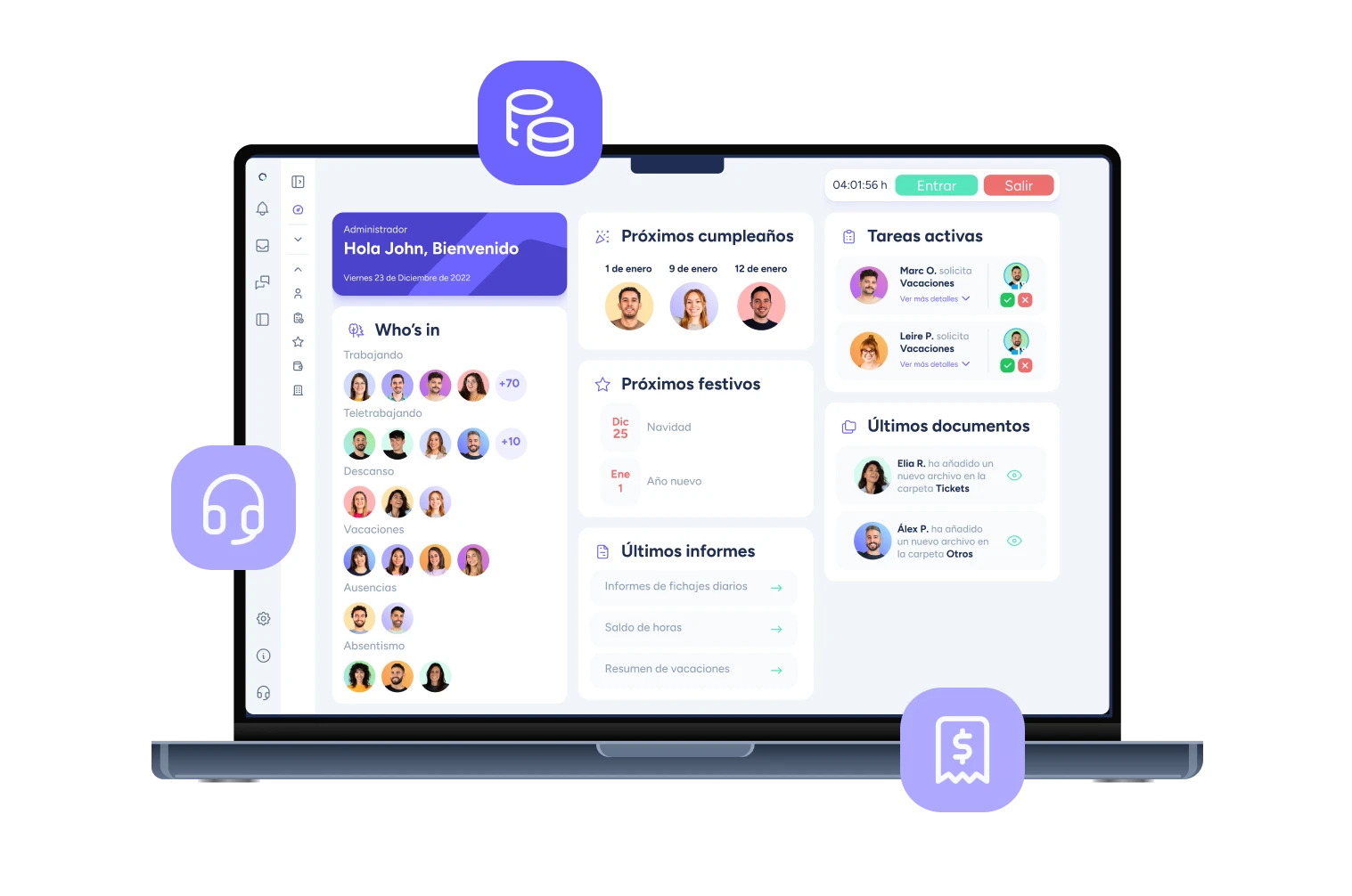 Integraciones de Sesame HR
