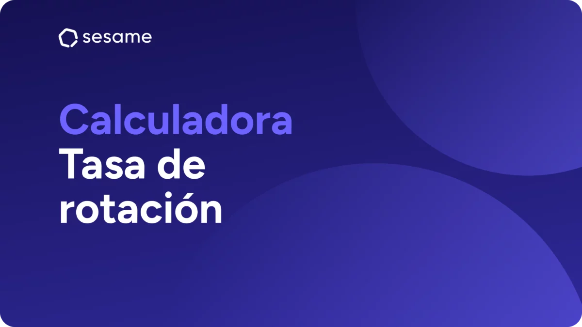calculadora tasa de rotación