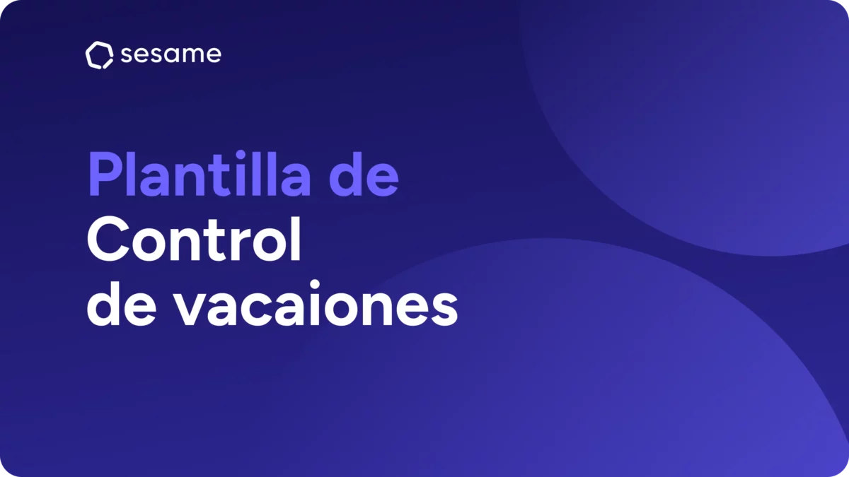 plantilla de control de vacaciones